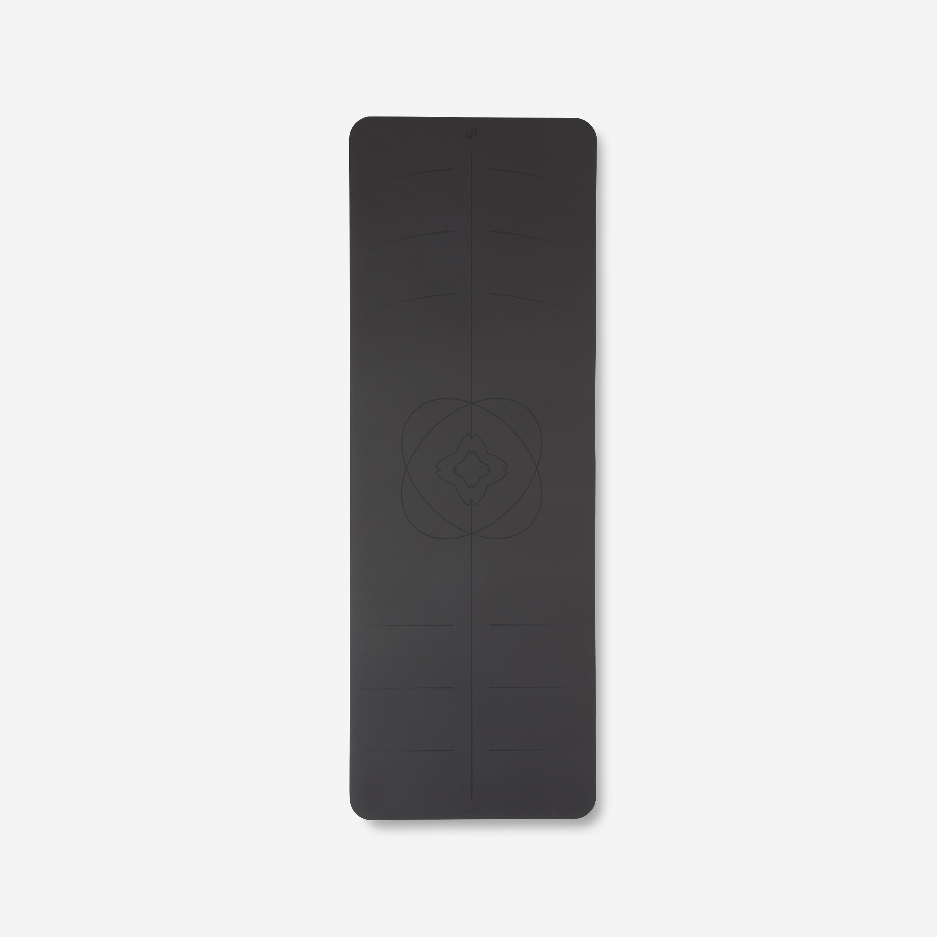 KIMJALY Esterilla Yoga Grip+ Negro 185 cm x 65 cm x 4 mm
