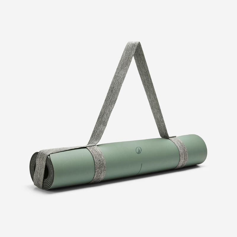 Saltea ultra aderentă Yoga 185cm x 65 cm x 4mm Verde închis