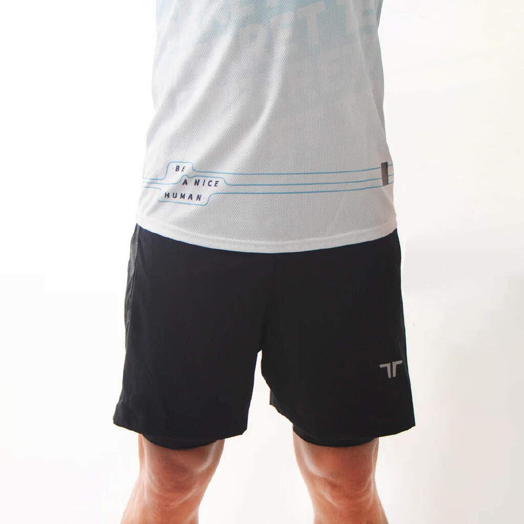 Pantaloneta de Running para Hombre Terret Boost negro