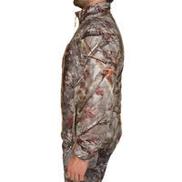 DOUDOUNE CHASSE SILENCIEUSE CHAUDE 500 CAMOUFLAGE FORET
