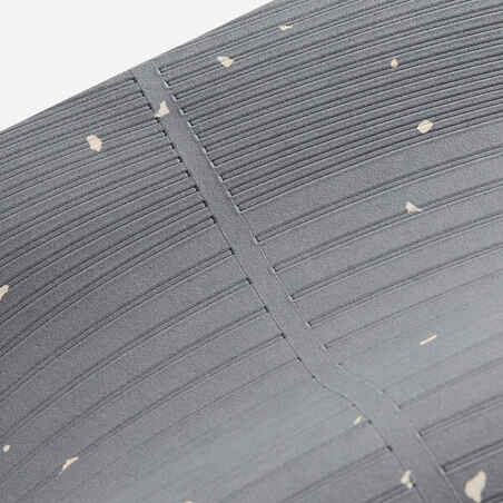 Gentle Yoga Mat XL 200 cm x 75 cm x 5 mm - Grey