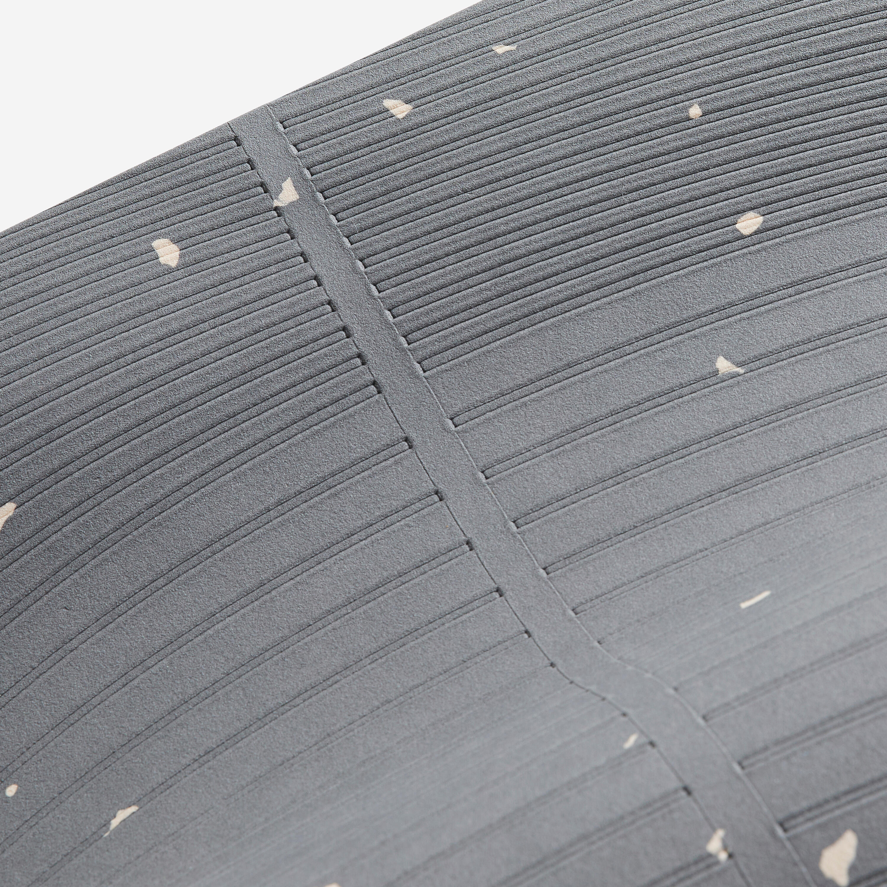 Yogamatte für sanftes Yoga XL 200 × 75 cm × 5 mm - grau 4/7