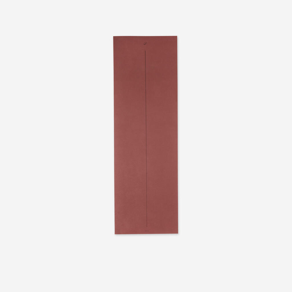 Braon prostirka za jogu za početnike (180 cm x 58 cm x 5 mm)
