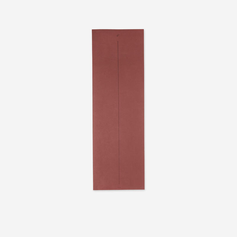 Yogamatte Einsteiger 180 cm x 58 cm x 5 mm, braun