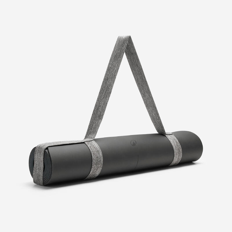 Yoga Matı - 185 × 65 cm × 4 mm - Siyah - Grip+
