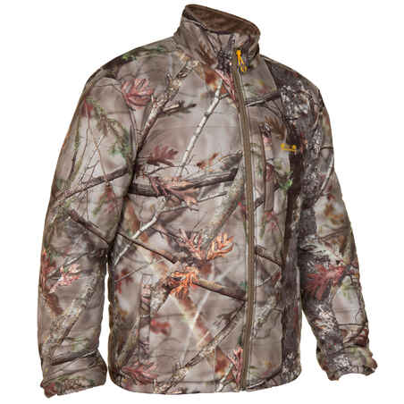Silent Down Jacket 500 - Forest Camo