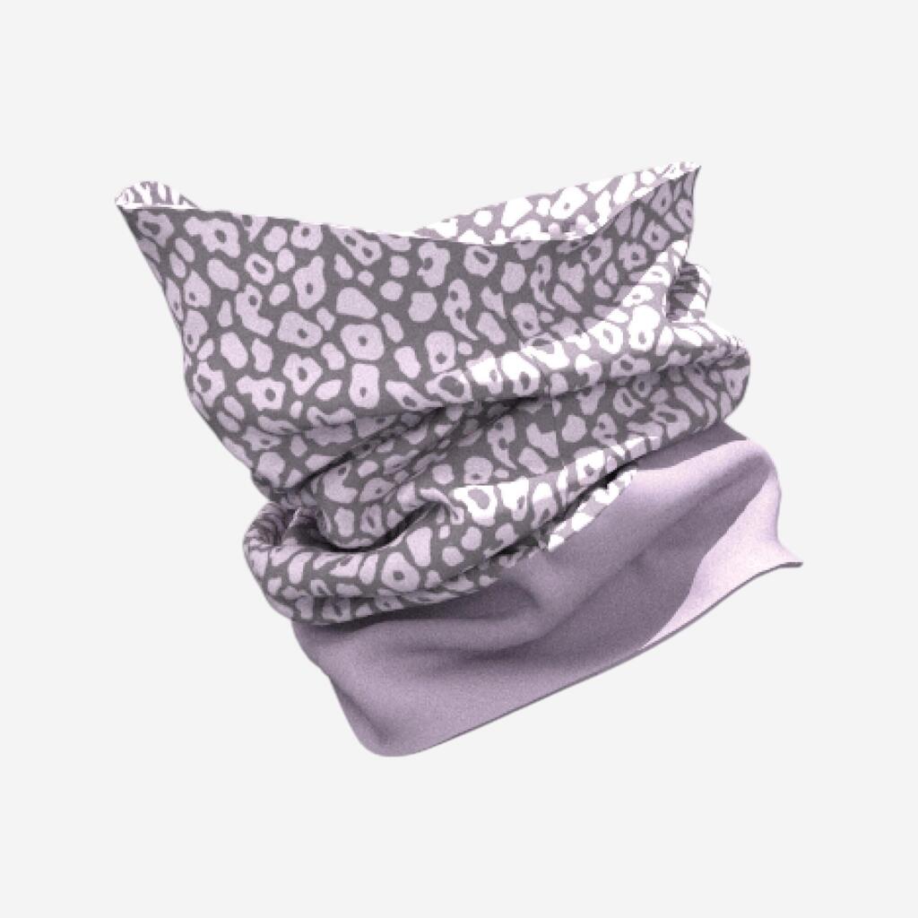 Schlauchschal Erwachsene - Hug 500 violett/Leopardenmuster 