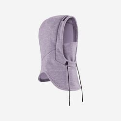 CAGOULE DE SKI SUR CASQUE ADULTE MOLLETON - GRIS CLAIR