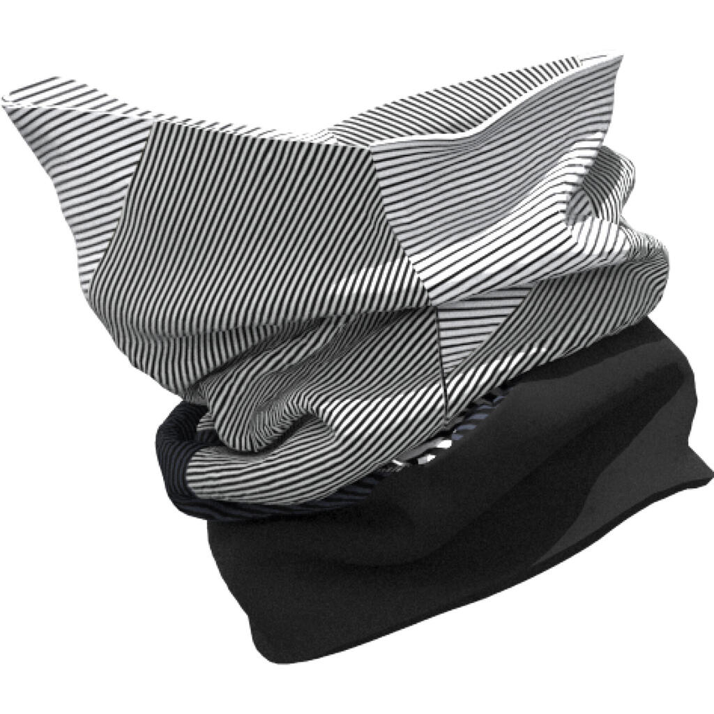 Adults' Modular Bi-Material Neck Warmer HUG 900 - Grey