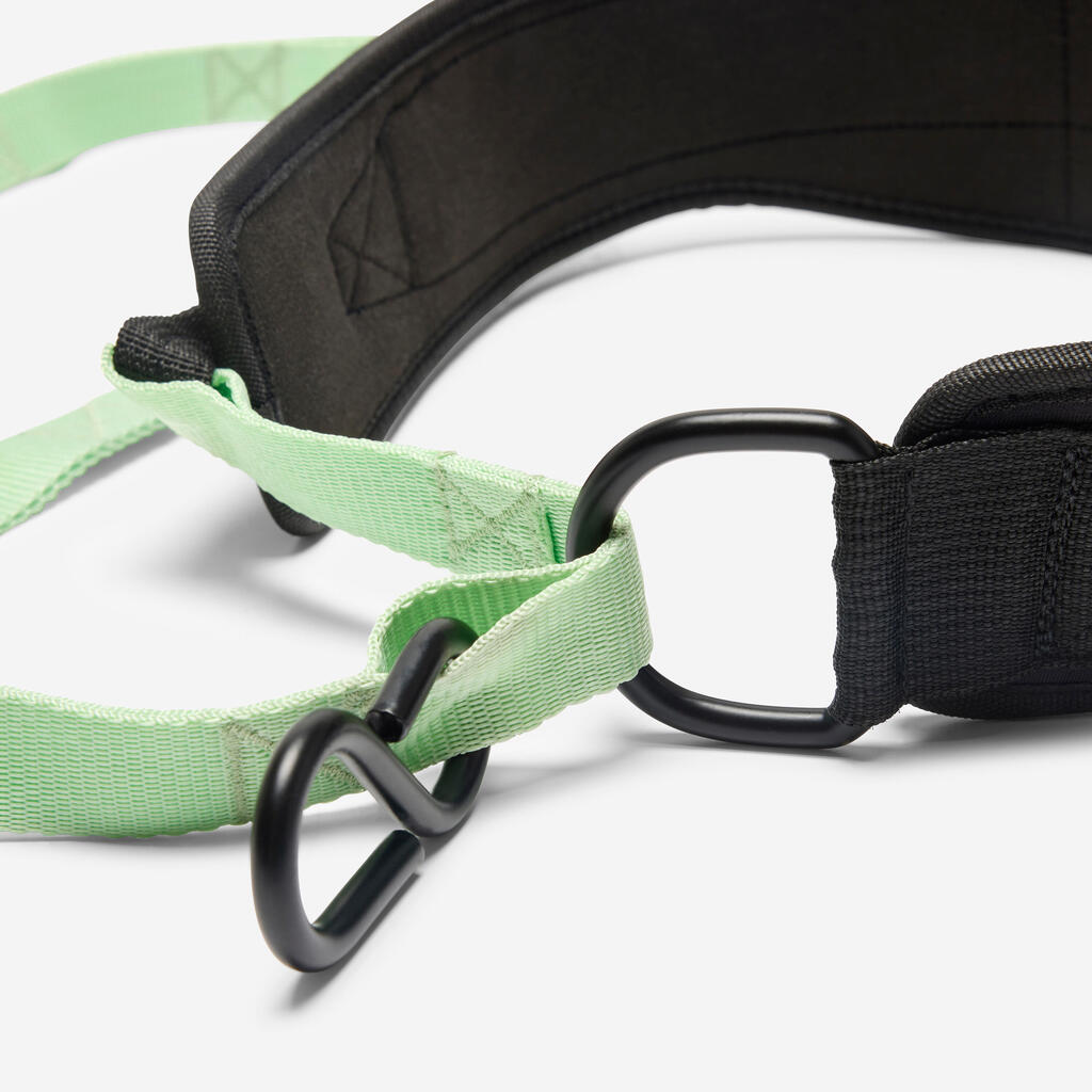Ceinture chaîne lestée de musculation avec sangles max 200 kg