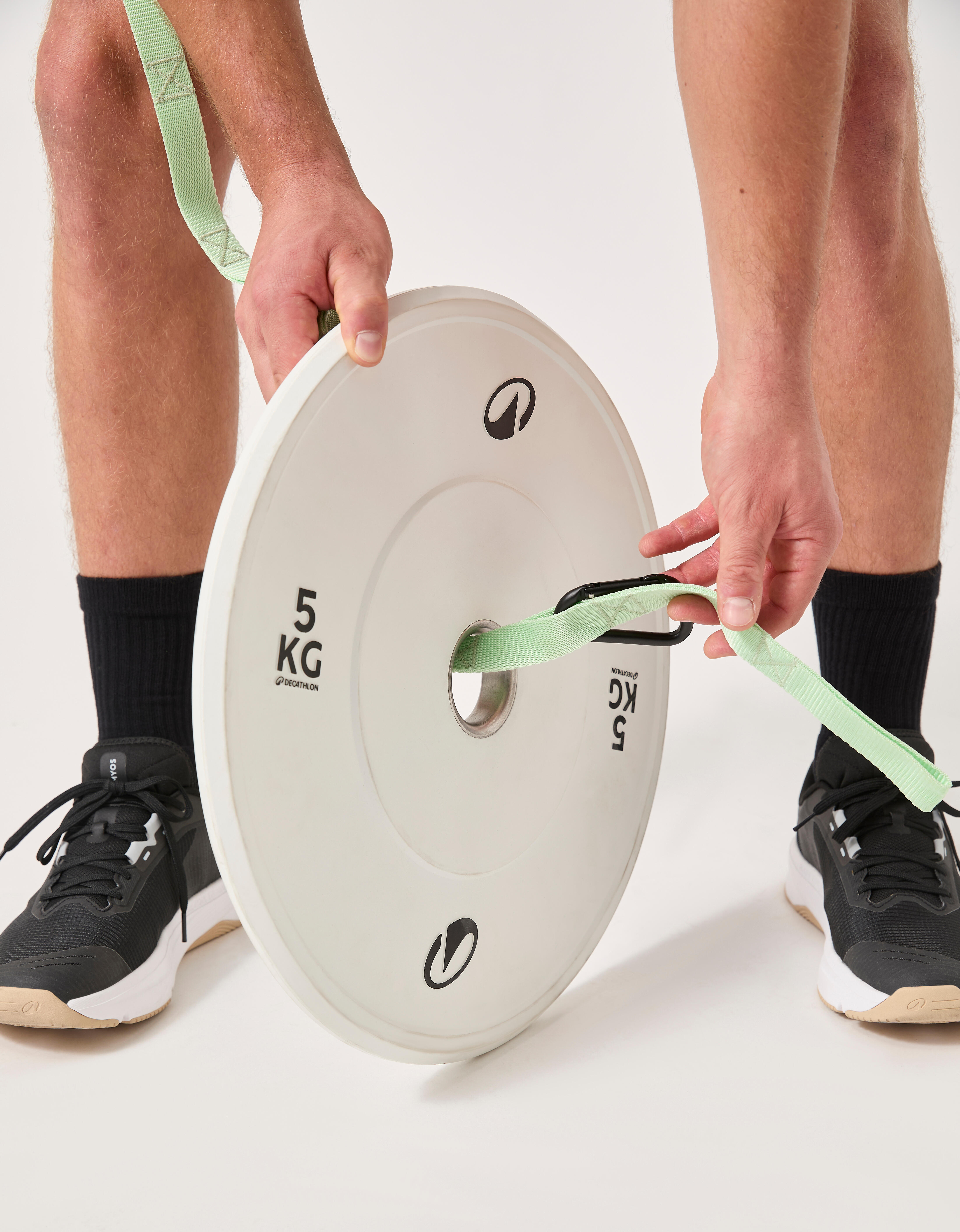 Weight Training Weight Belt with Chain and Strap Max 200 kg