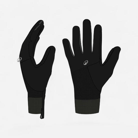 Gants de ski de fond chauds et coupe-vent, XCS GLOVE 900 noir