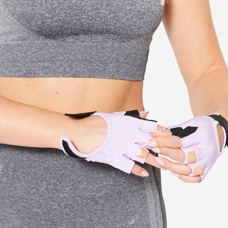 Breathable & Durable Fitness Gloves - Purple & Black