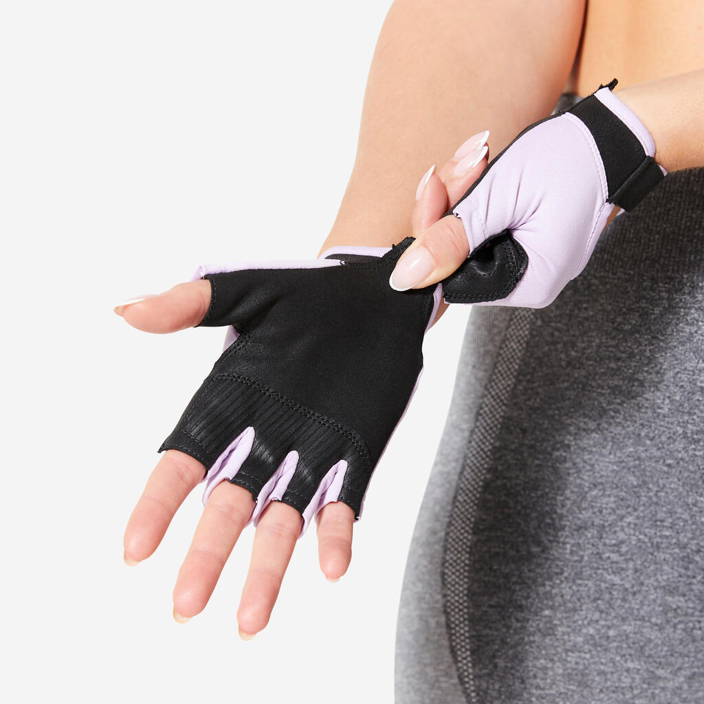 Gants de fitness respirants et résistants, jaune et noir