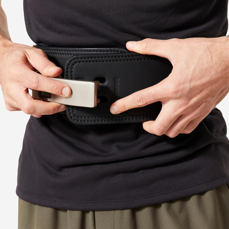 Ceinture de powerlifting musculation à levier