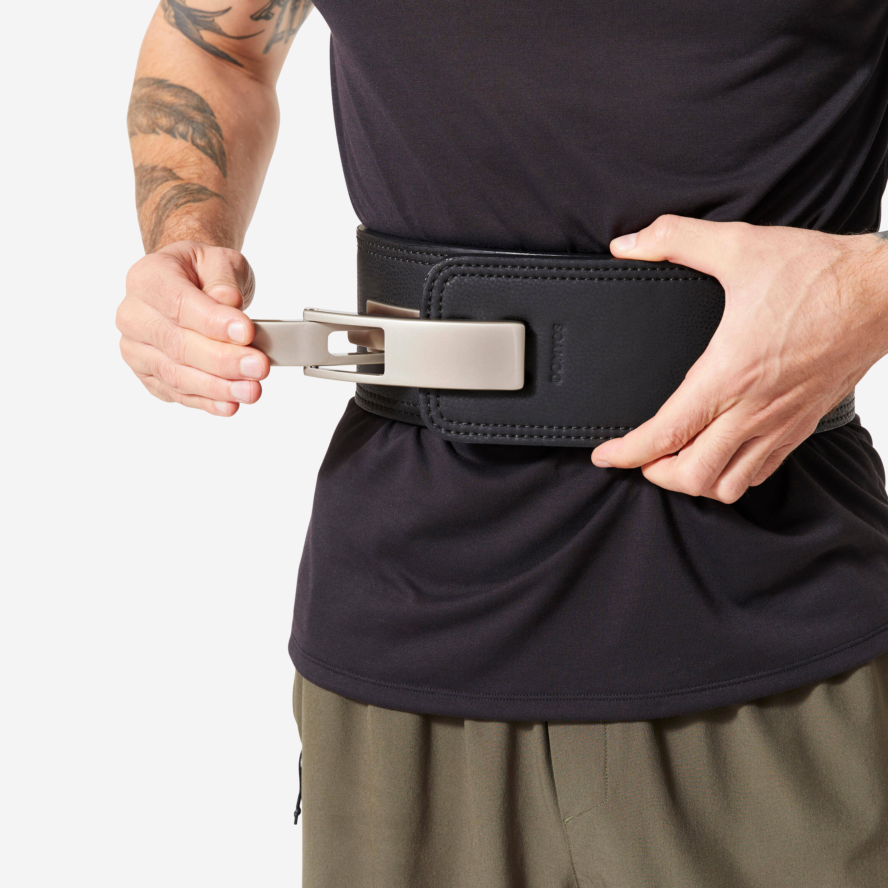 Powerlifting Belt with Lever -  3