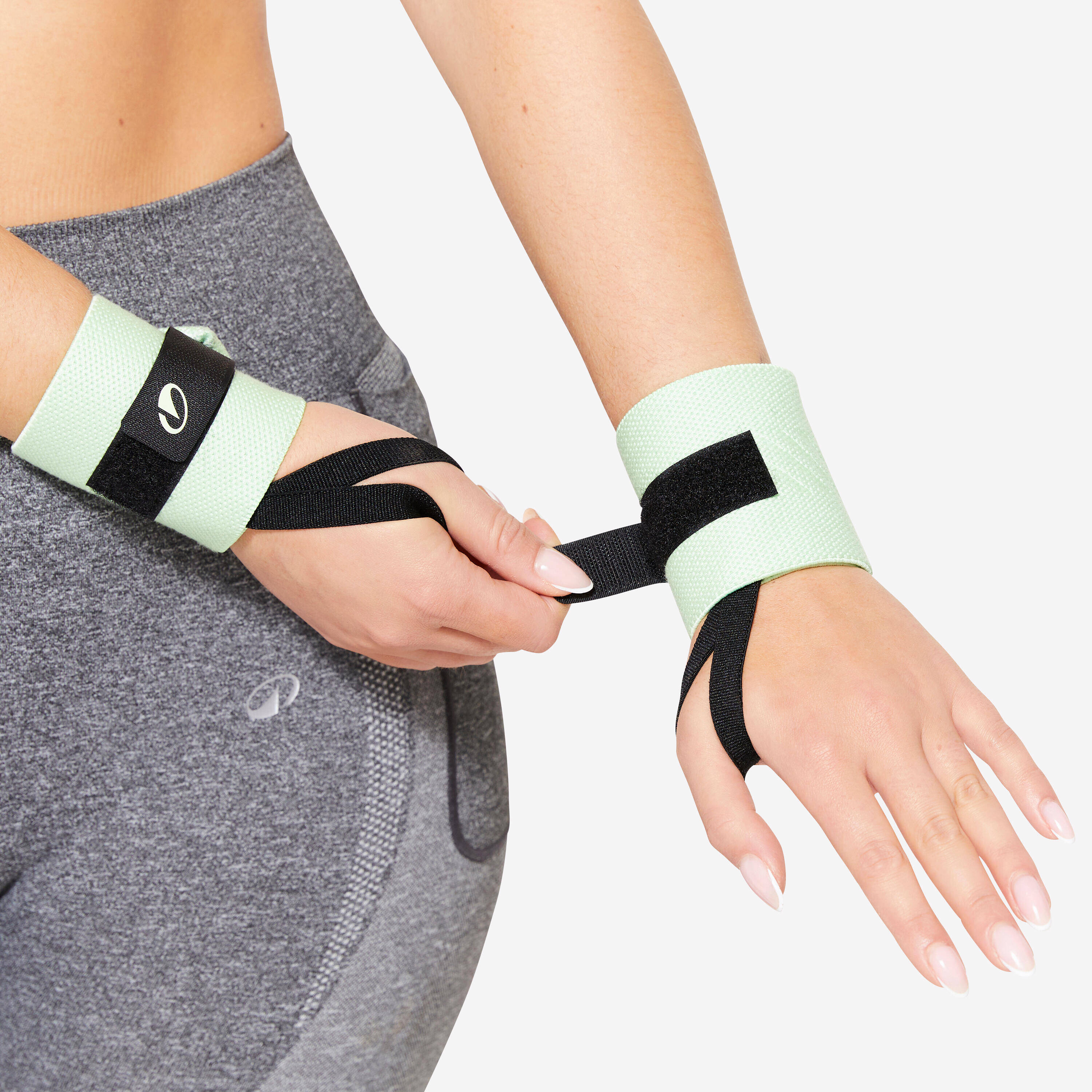 Weight Training Wrist Strap - Sorbet Green -  4