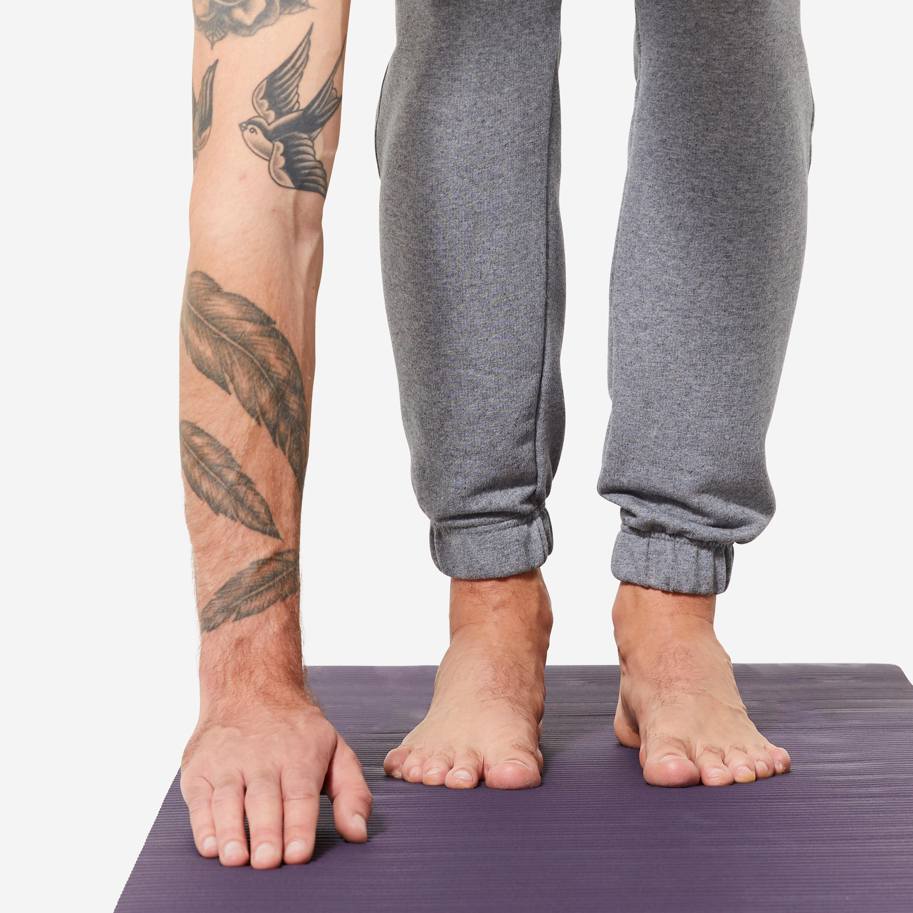 Pilatesmatte Komfort Dicke 10 mm - lila  2/8