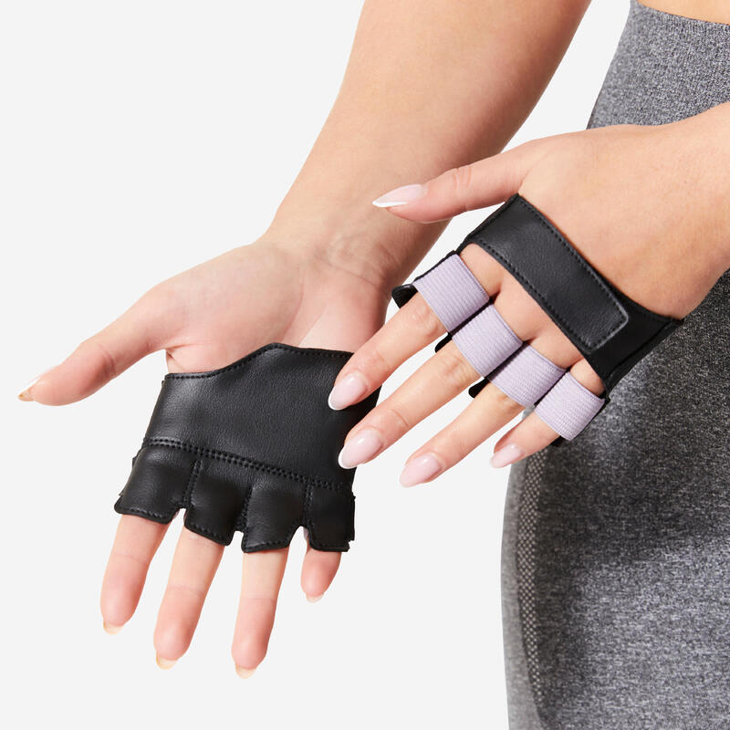 Mănuși pad rezistente Fitness Negru