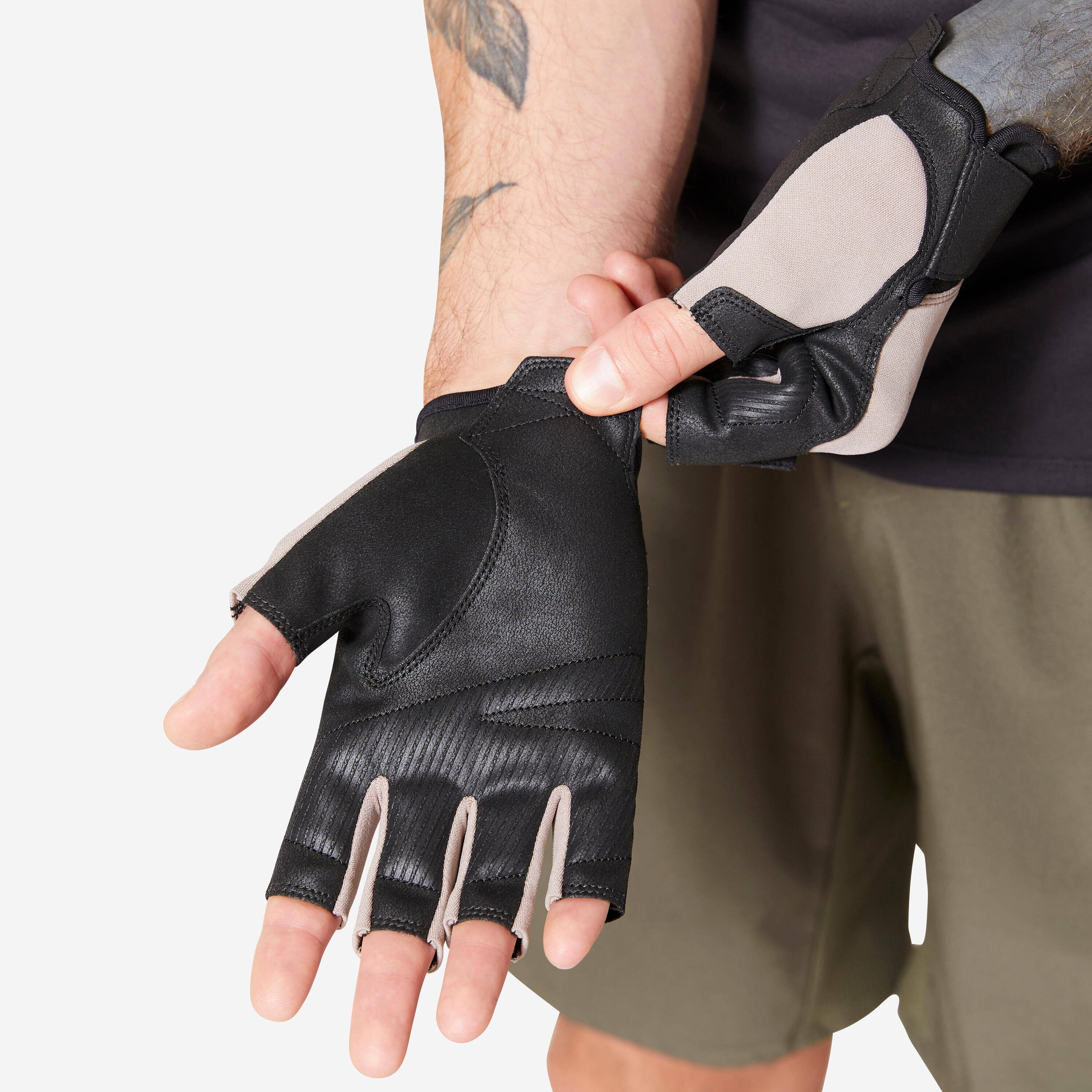 Weight Training Durable Gloves - Frozen Brown -  4
