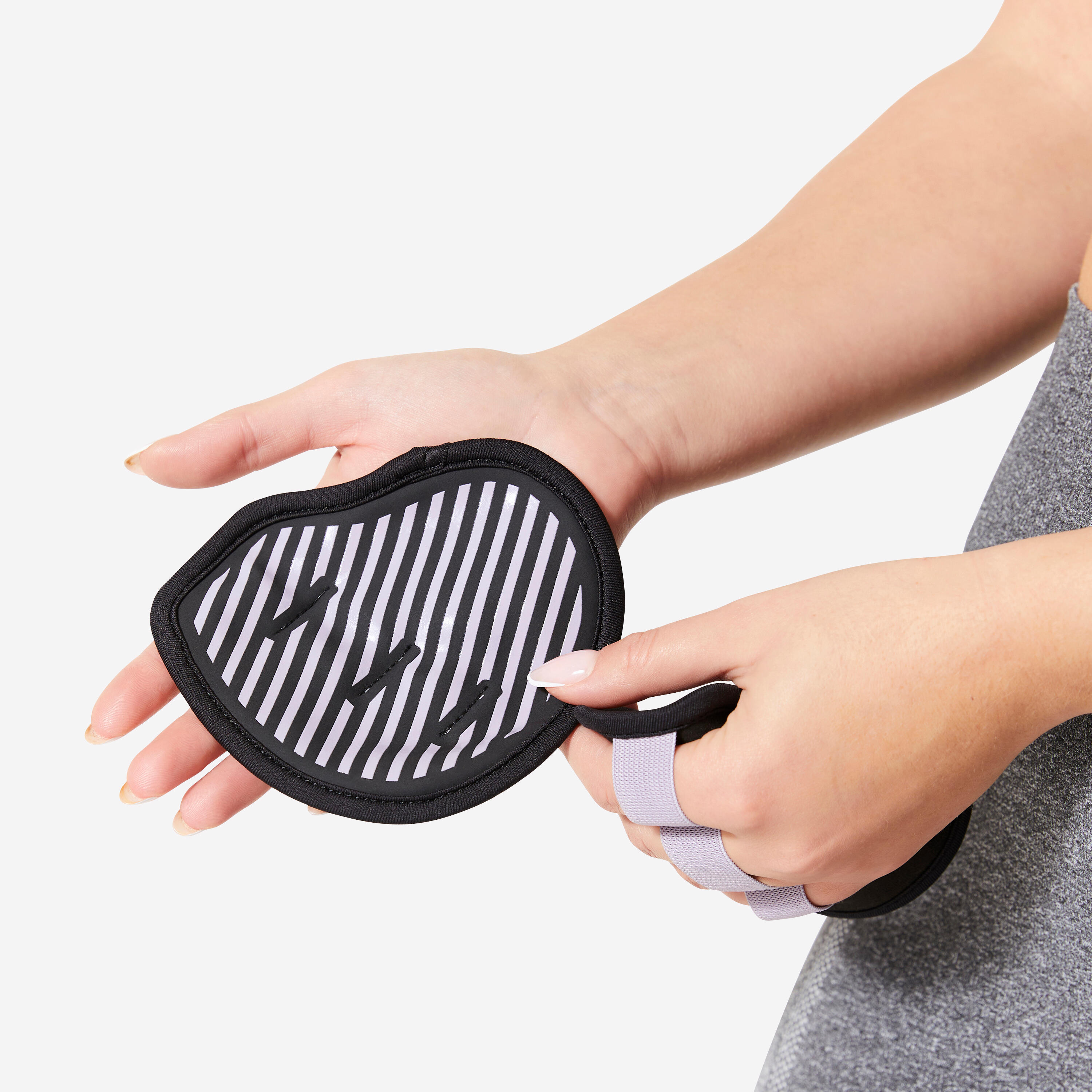 Durable, Grippy Weight Training Pads - Purple 2/3