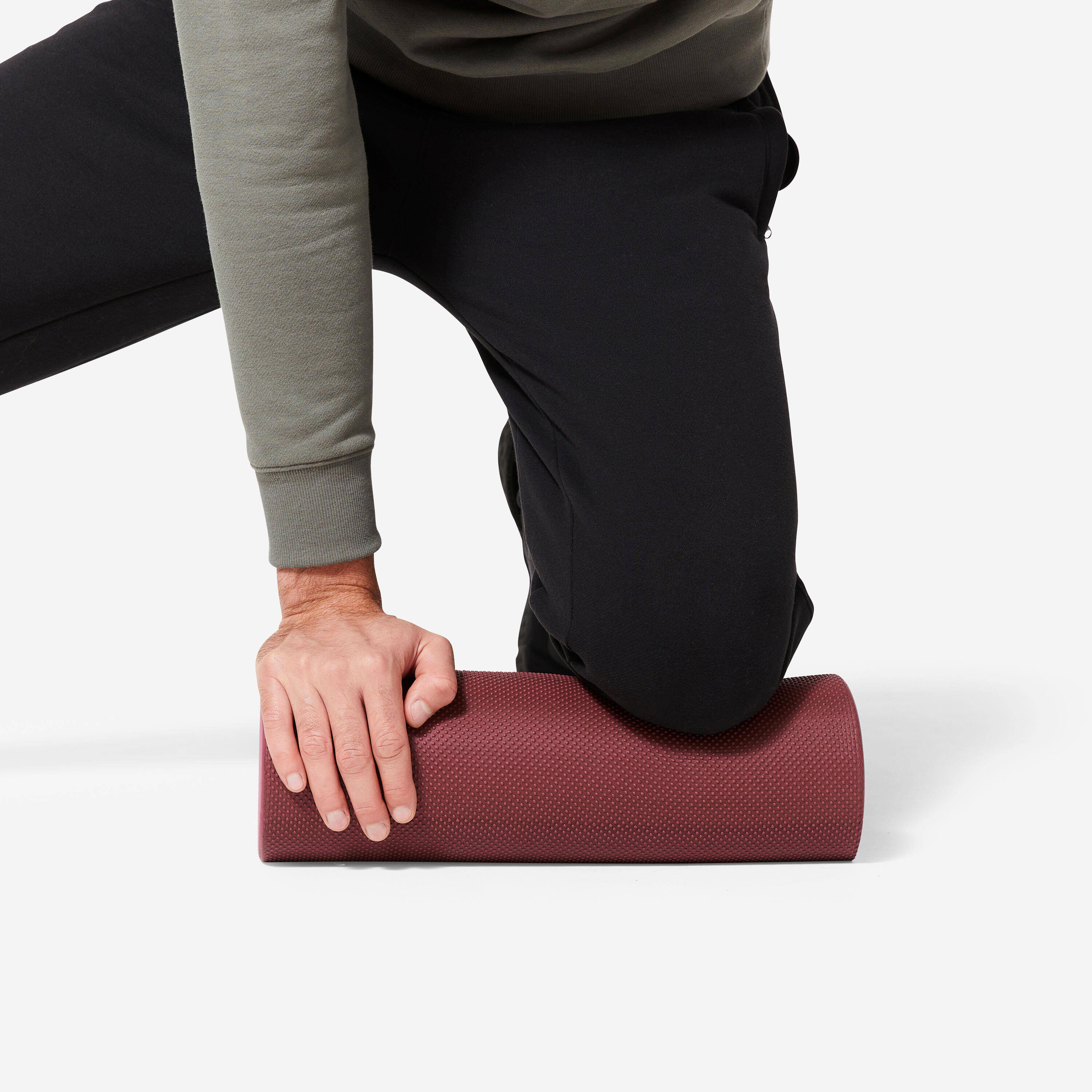 Pilates Foam Roller Length 38 cm Diameter 13 cm - Purple -  2
