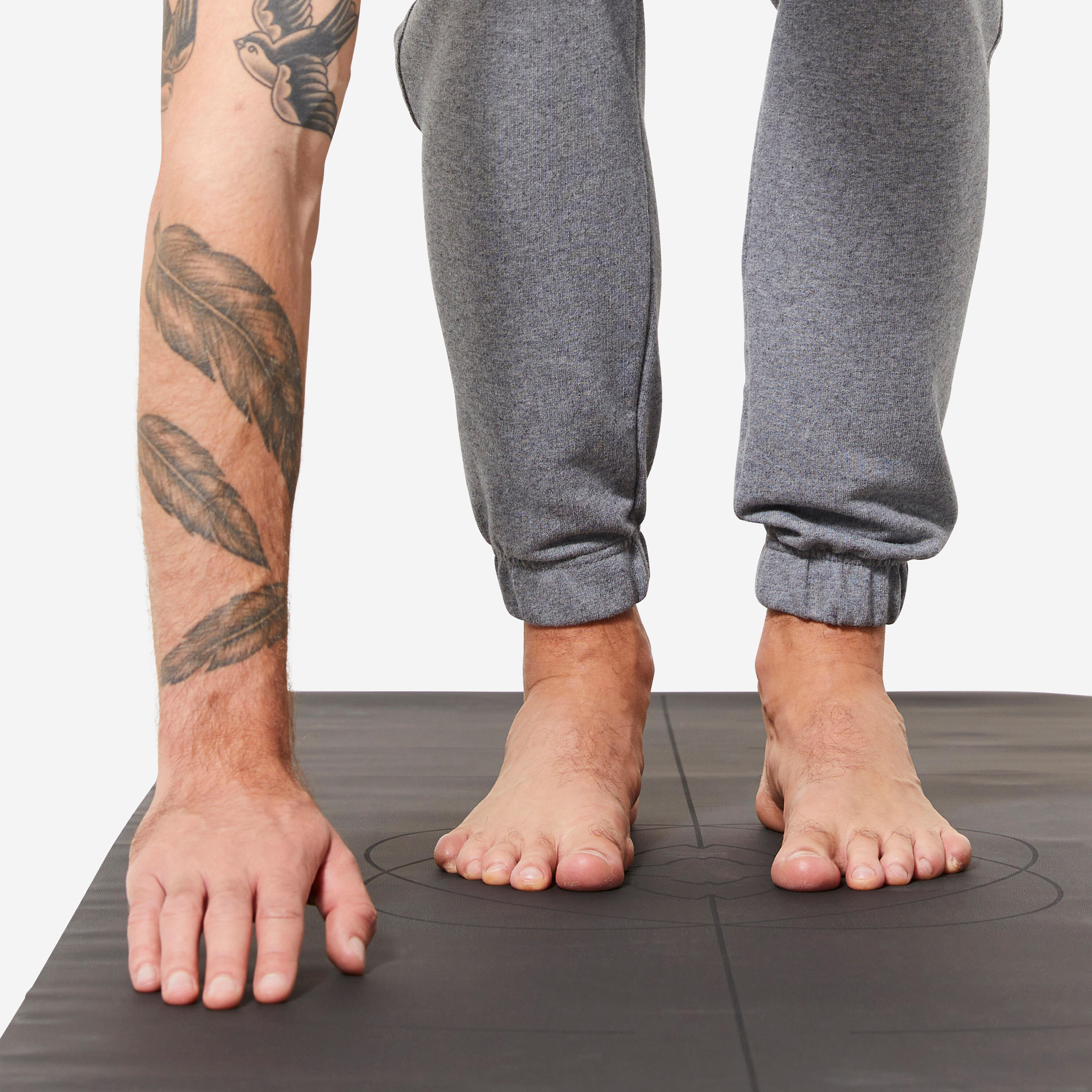 Tapete de Yoga grip+ 185 cm x 65 cm x 4 mm Preto 2/7