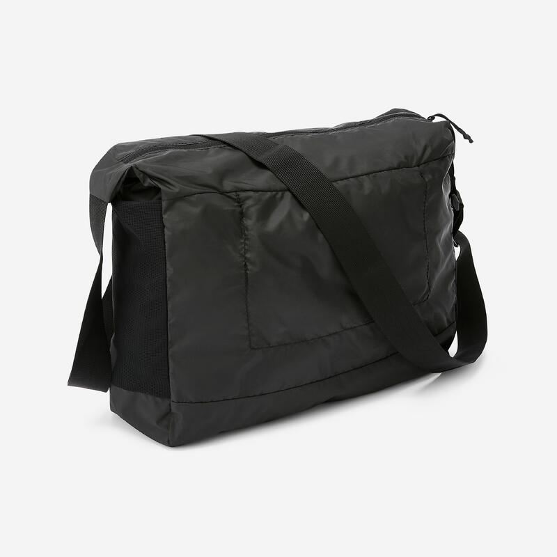 Geantă compactă Trekking Călătorie TRAVEL 15L Negru