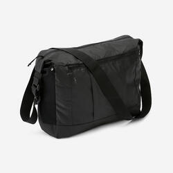 Besace compacte de trek voyage TRAVEL 15L noire