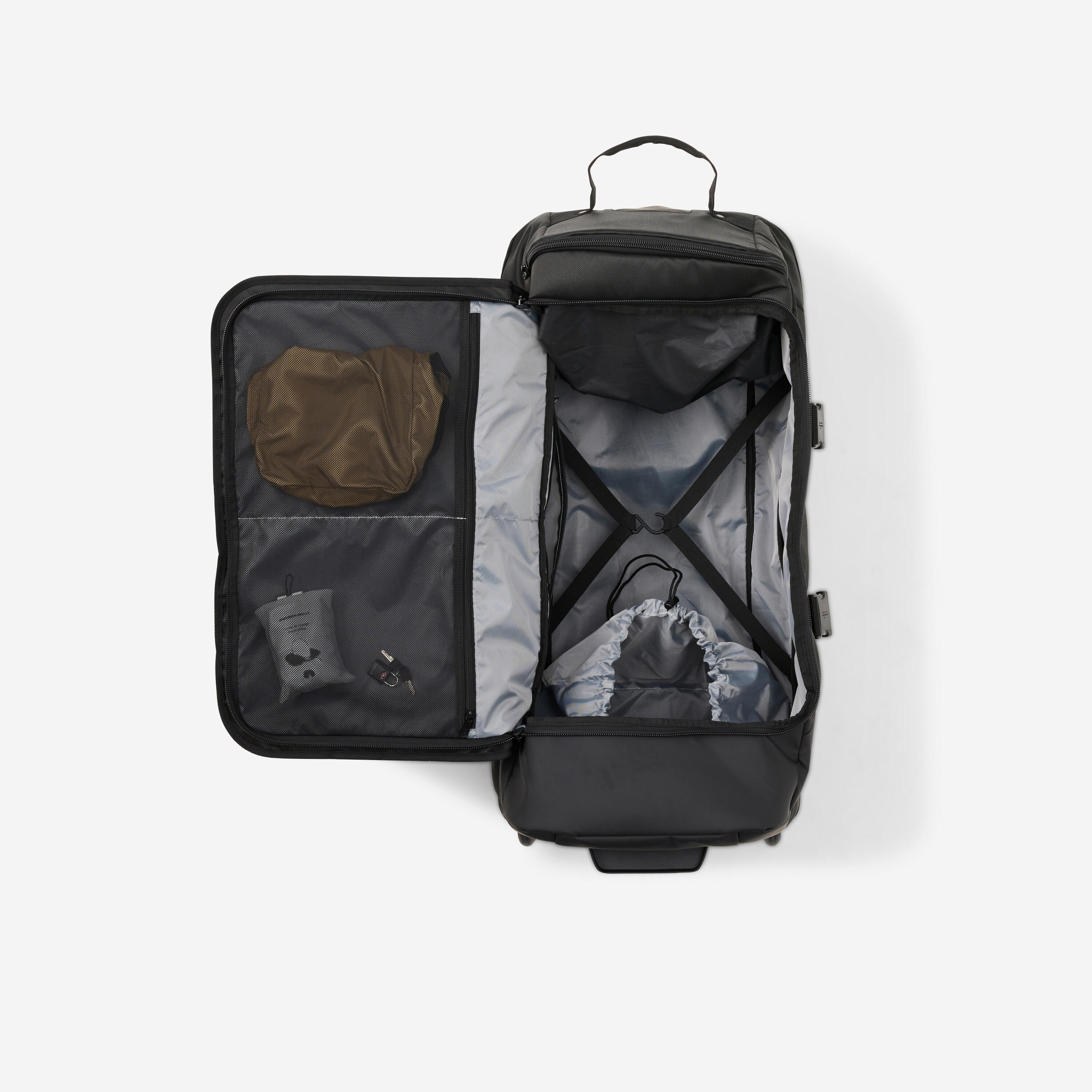 Space Saver Large Foldable Travel Bag 85L - Smoked Black
