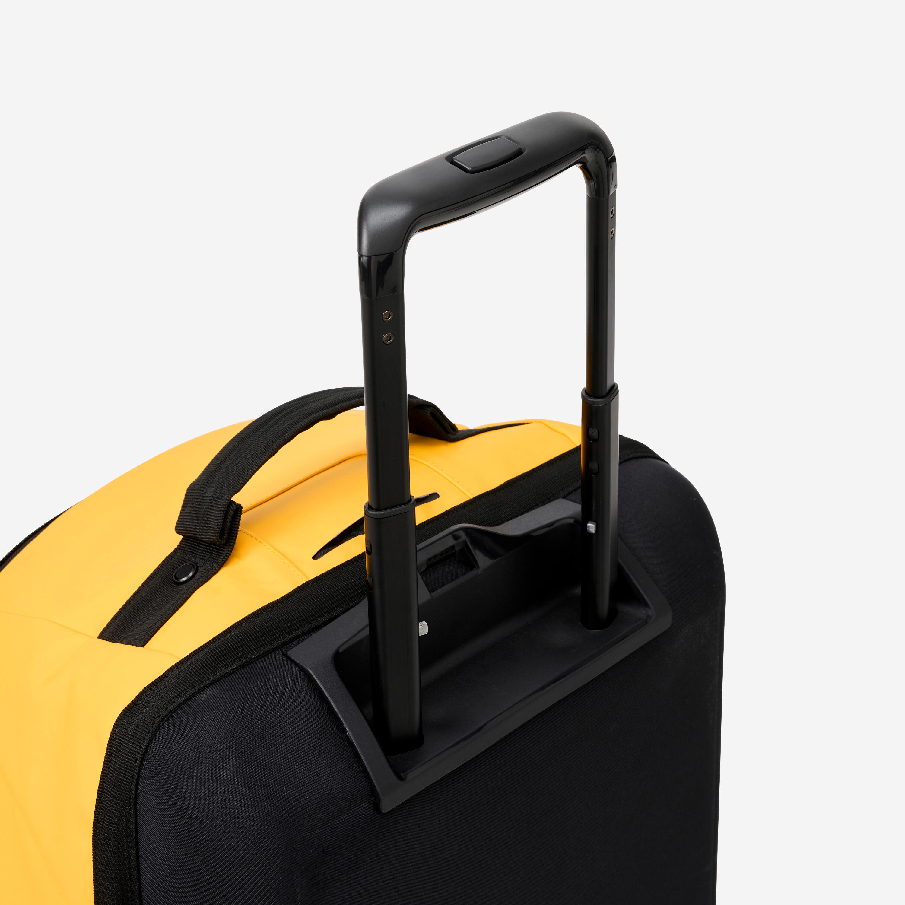 Valise pliable 85L jaune noire Spacesaver, sac de voyage à roulettes déperlant 5/16