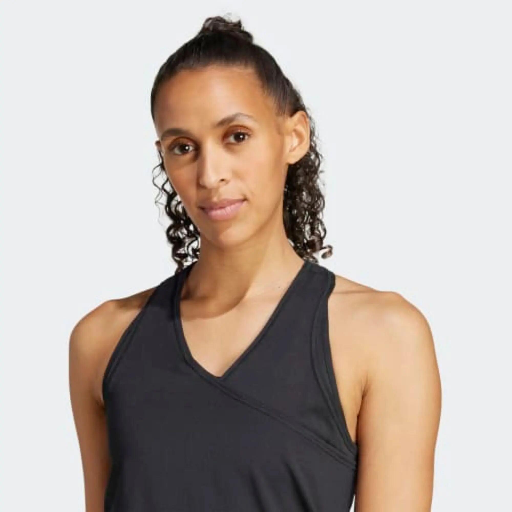 Esqueleto de tennis para Mujer Adidas Club Tank negro 3/4