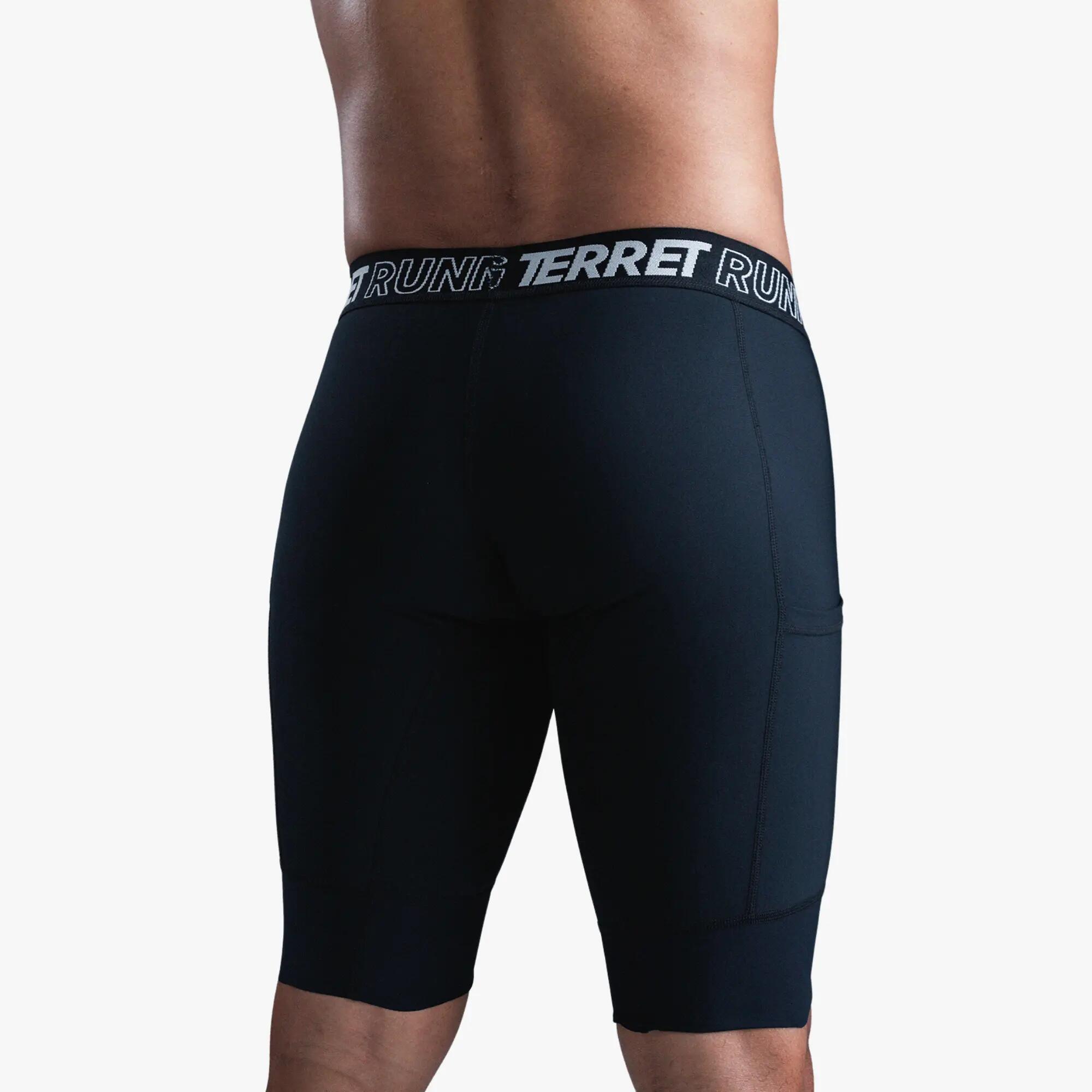 Licra de Running para Hombre Terret Run Pro negro 2/3