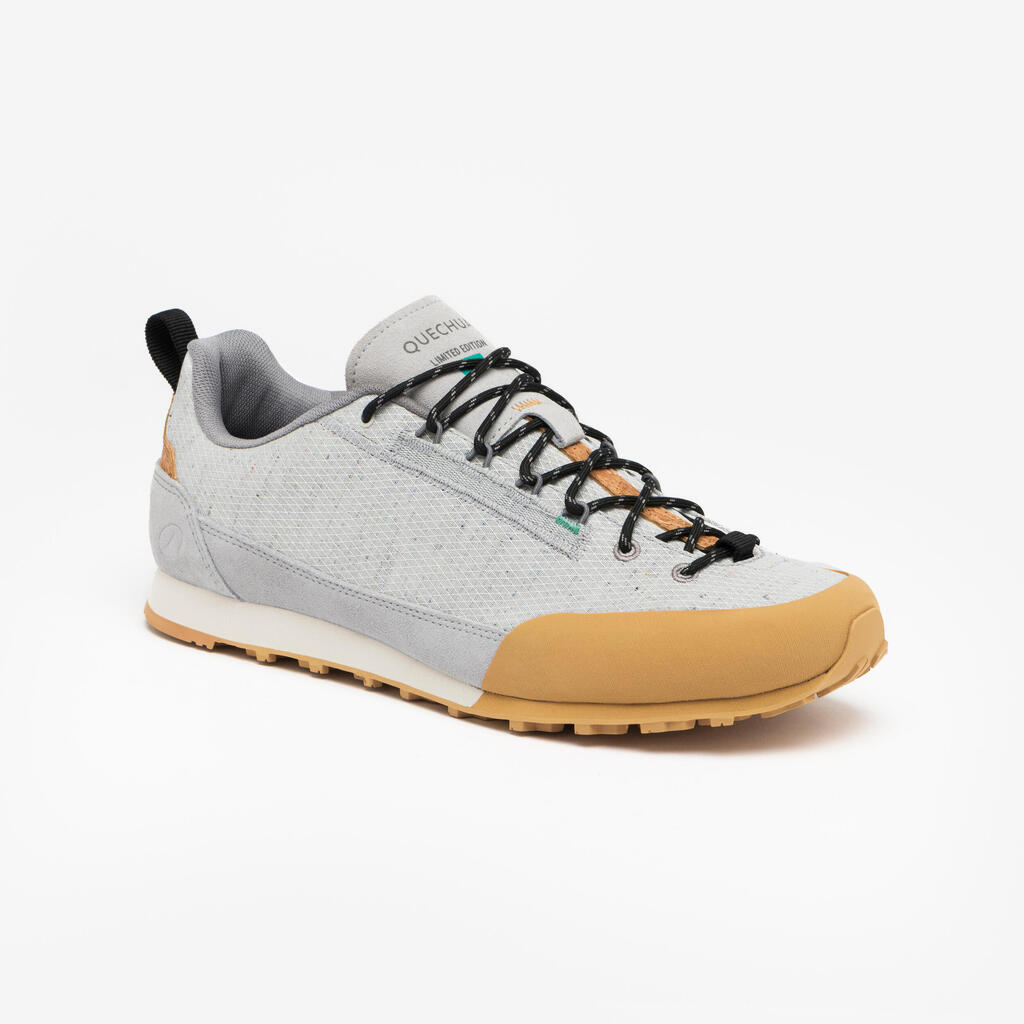 Men's Hiking Boots, Arpenaz 500 Revival Natural - Grey