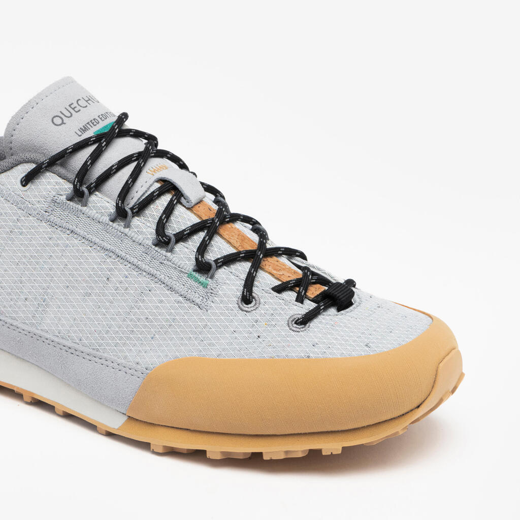 Men's Hiking Boots, Arpenaz 500 Revival Natural - Grey