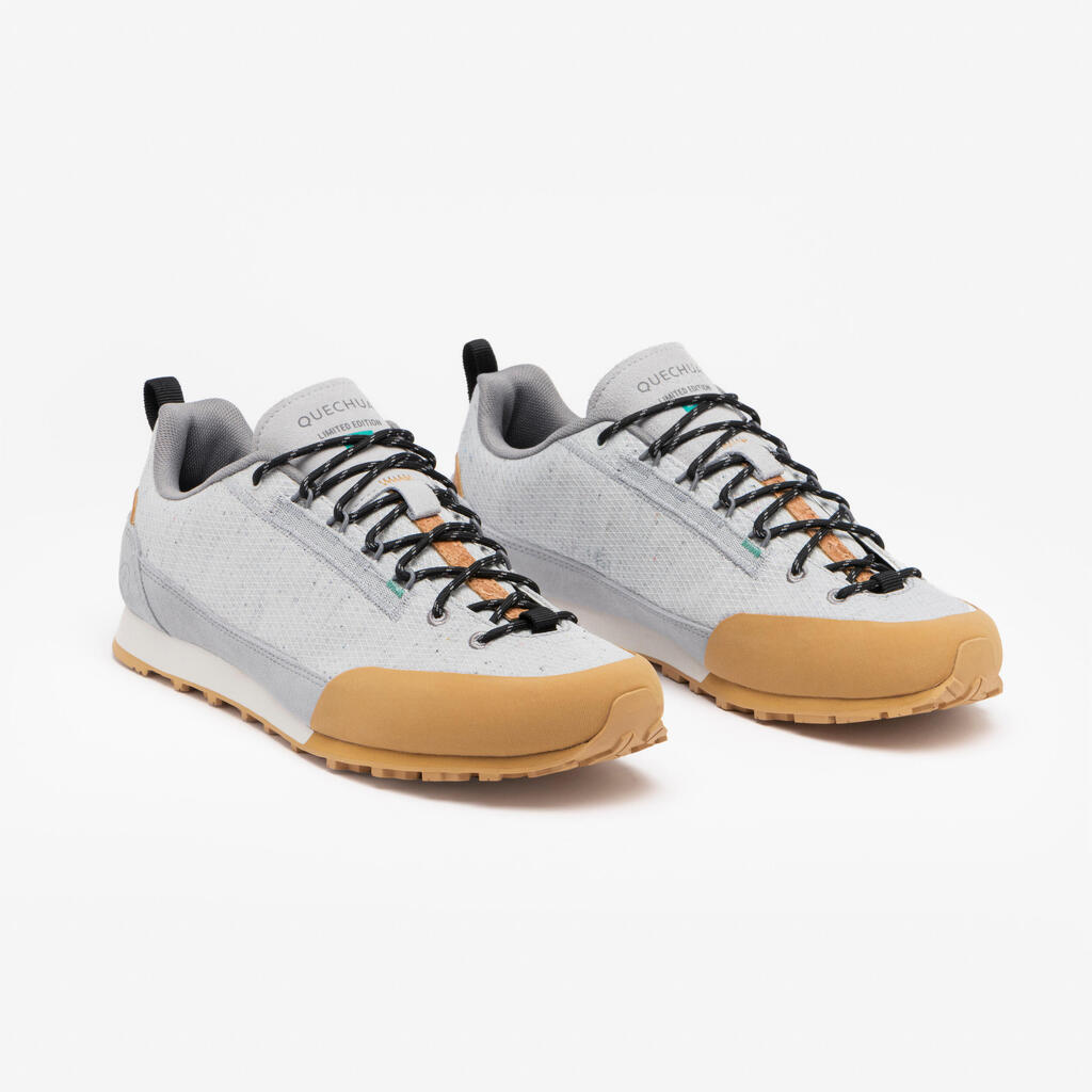 Men's Hiking Boots, Arpenaz 500 Revival Natural - Grey