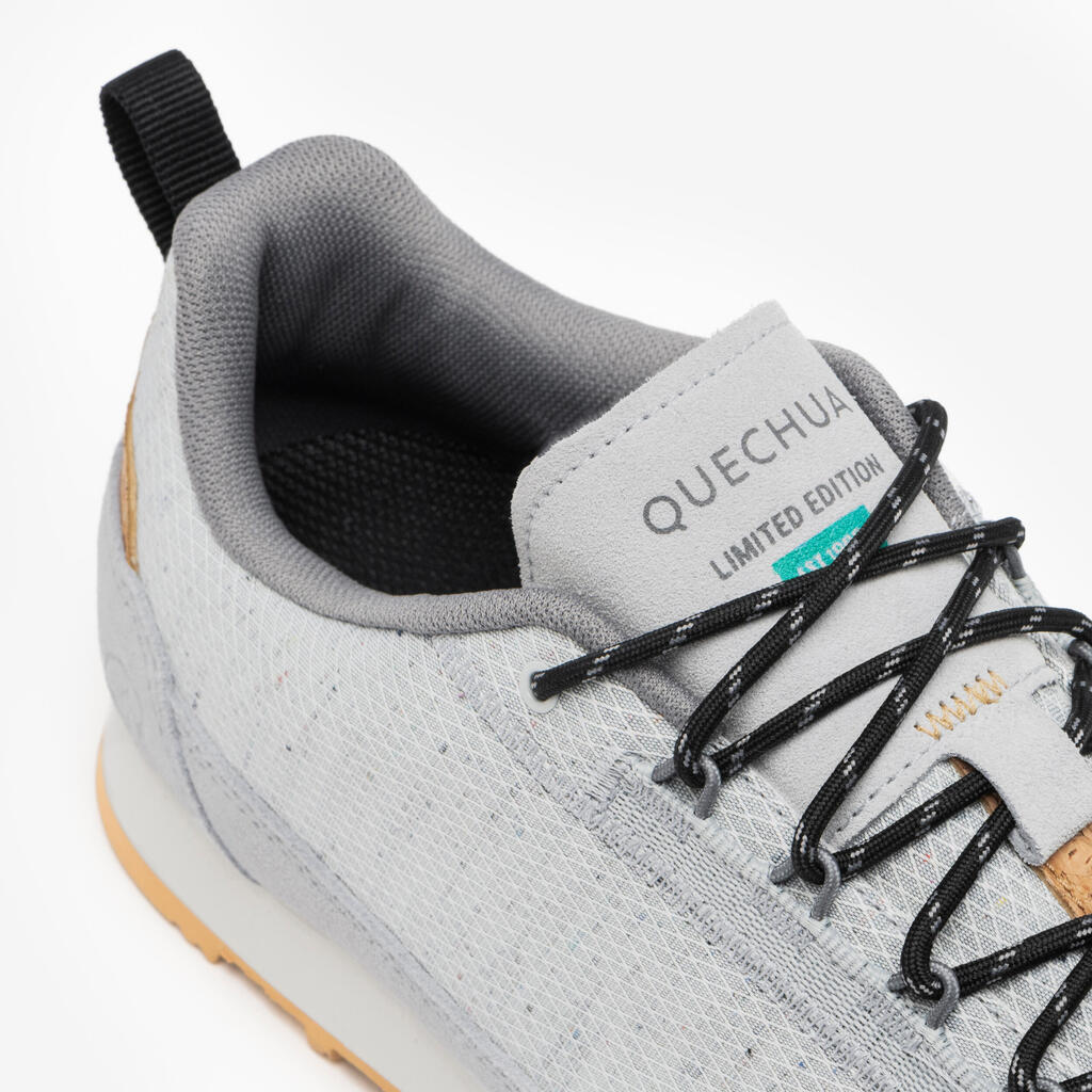 Men's Hiking Boots, Arpenaz 500 Revival Natural - Grey