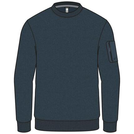 Pull de randonnée homme, NH100 bleu