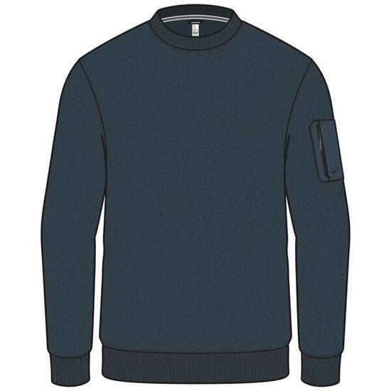 Pull de randonnée homme, NH100 bleu
