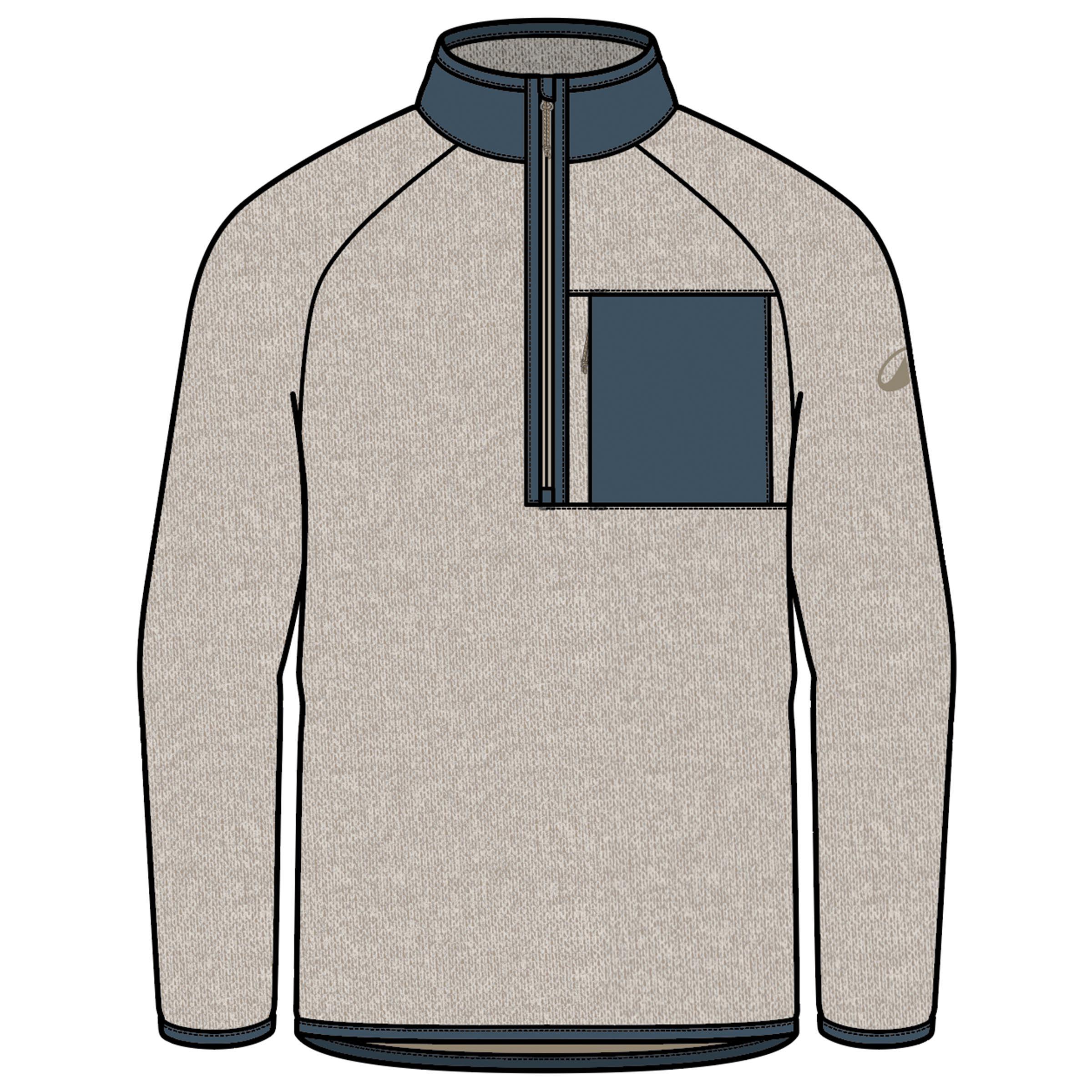 beige lunaire / bleu ouragan