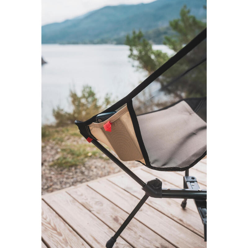 Scaun jos pentru camping 500 M pliabil și compact