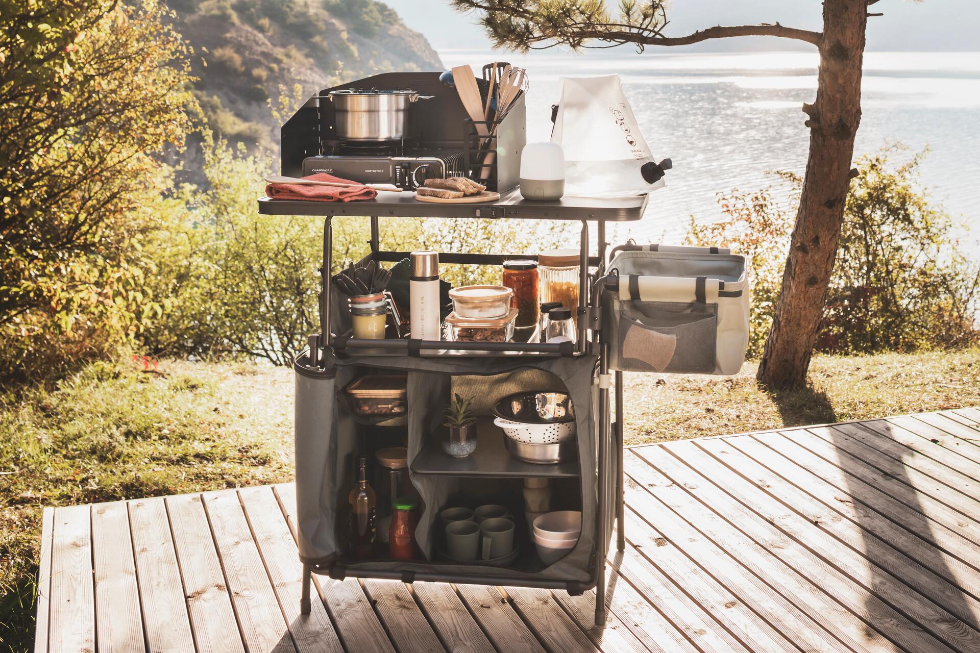 MEUBLE DE CUSINE XL - PLIABLE ET COMPACT - DE CAMPING