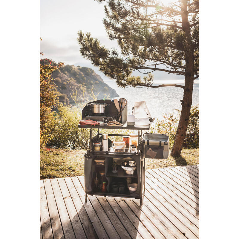 MEUBLE DE CUISINE L- PLIABLE ET COMPACT - DE CAMPING