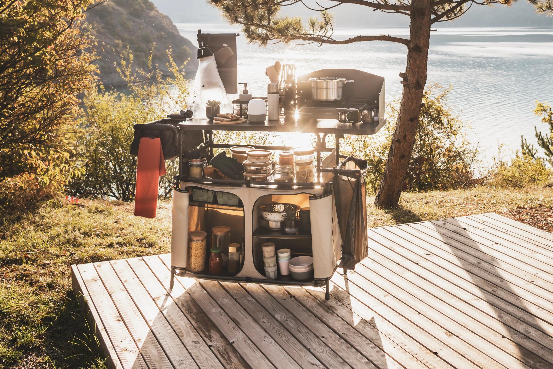 MEUBLE DE CUSINE XL - PLIABLE ET COMPACT - DE CAMPING