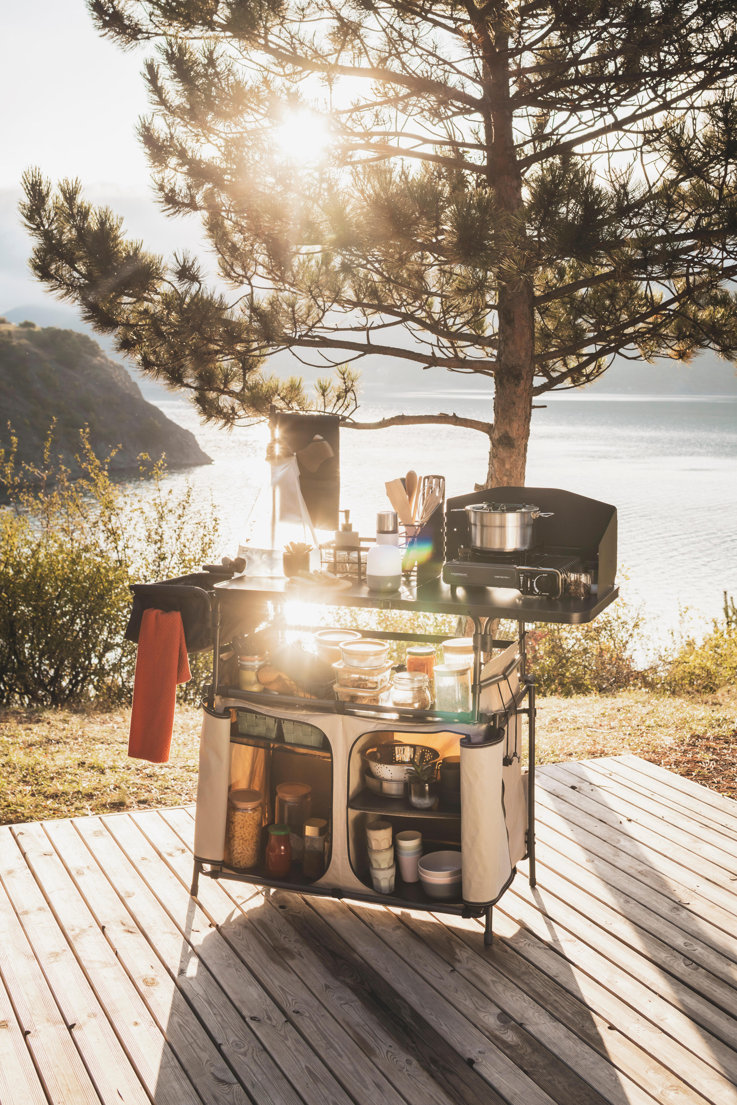 Camping-Kochset 500 aus Edelstahl + Antihaftbeschichtung - 4 Personen - 25 Teile 14/16