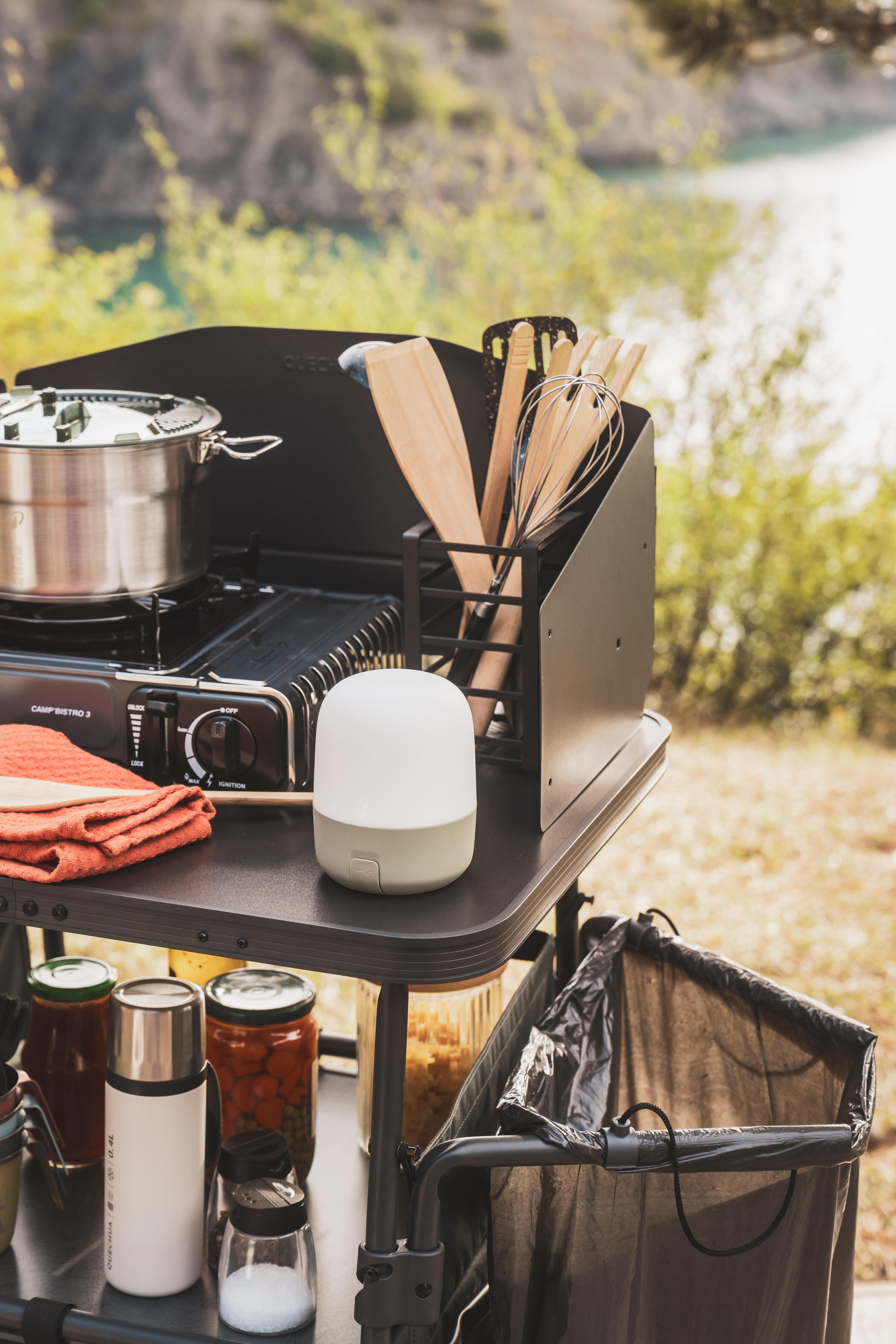 Meuble cuisine de camping S, pliable et  compact 15/16
