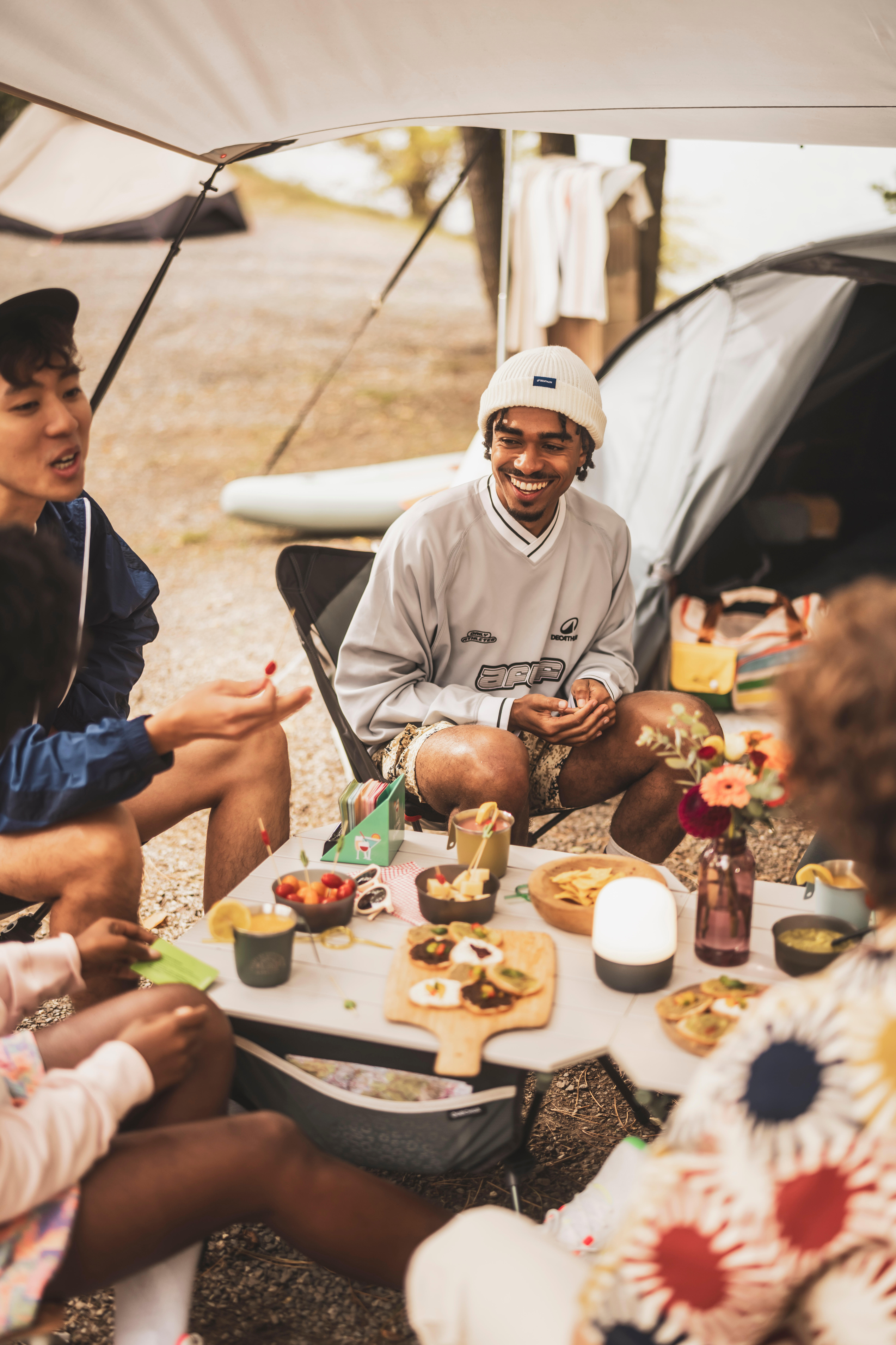 Low Compact Camping Table, 500 - QUECHUA