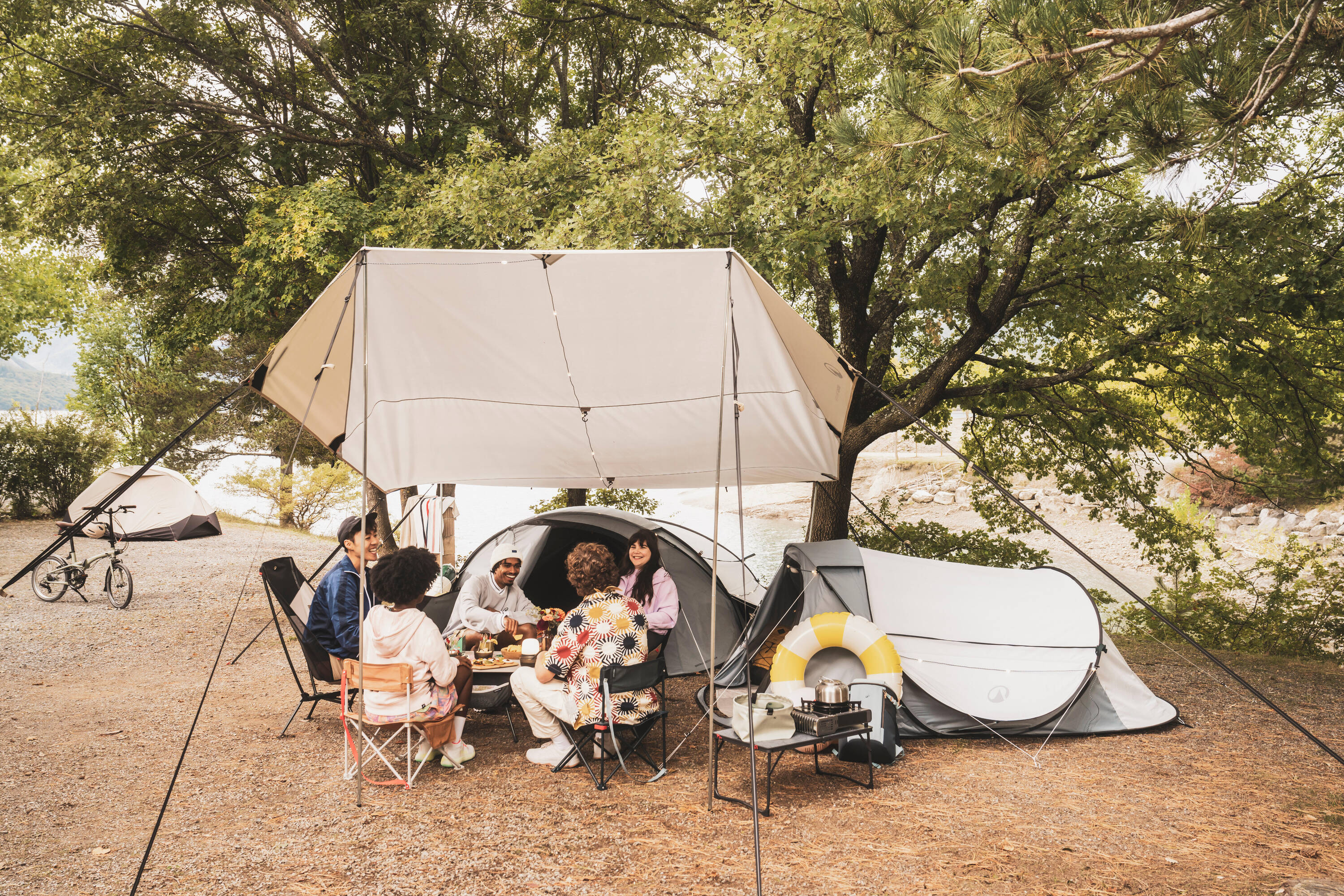 Multifunction tarp camping shelter, XL Fresh -  4