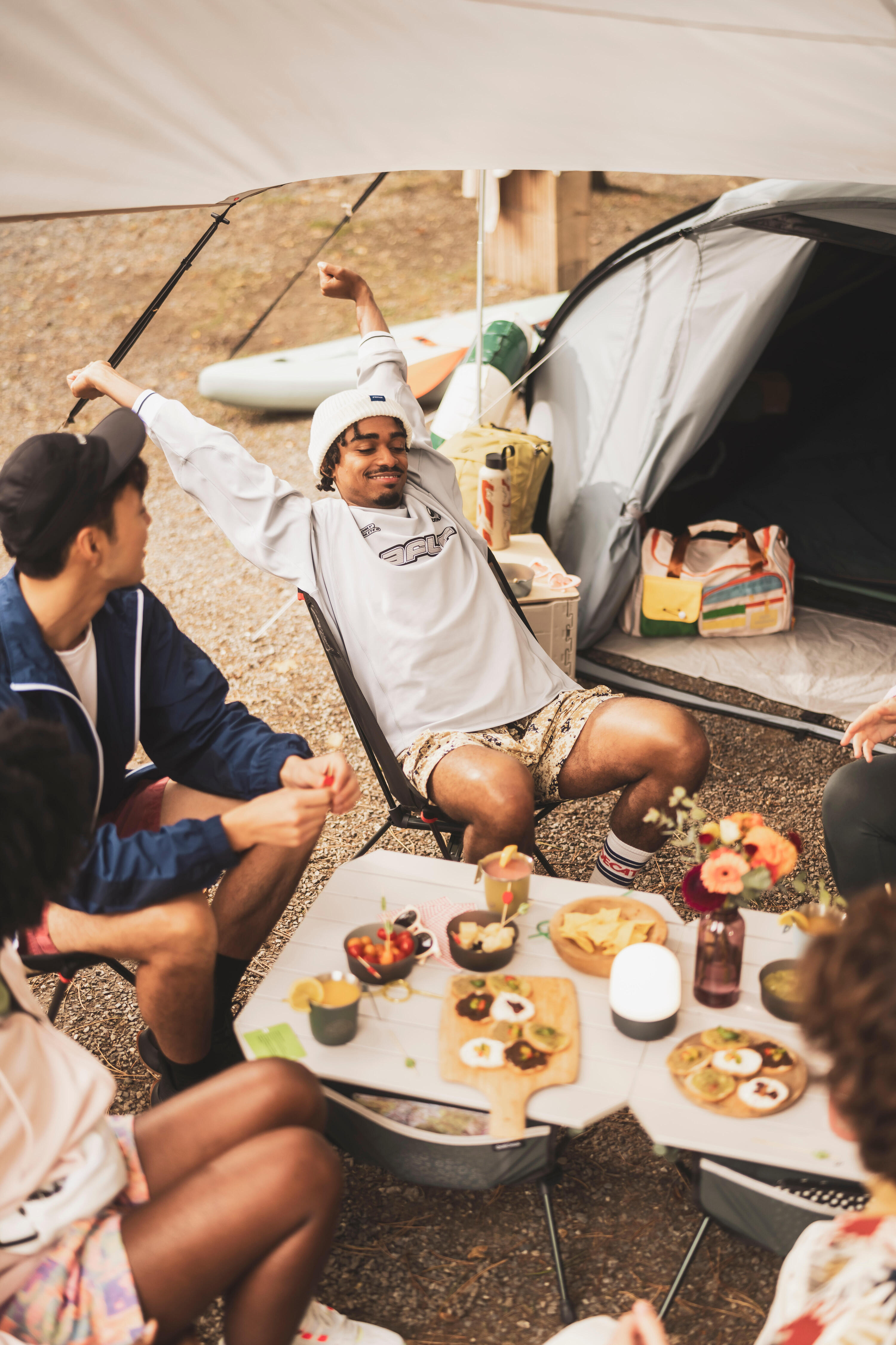 Tente de camping instantanée 3 places, 2 Seconds XL Fresh & Black 16/19