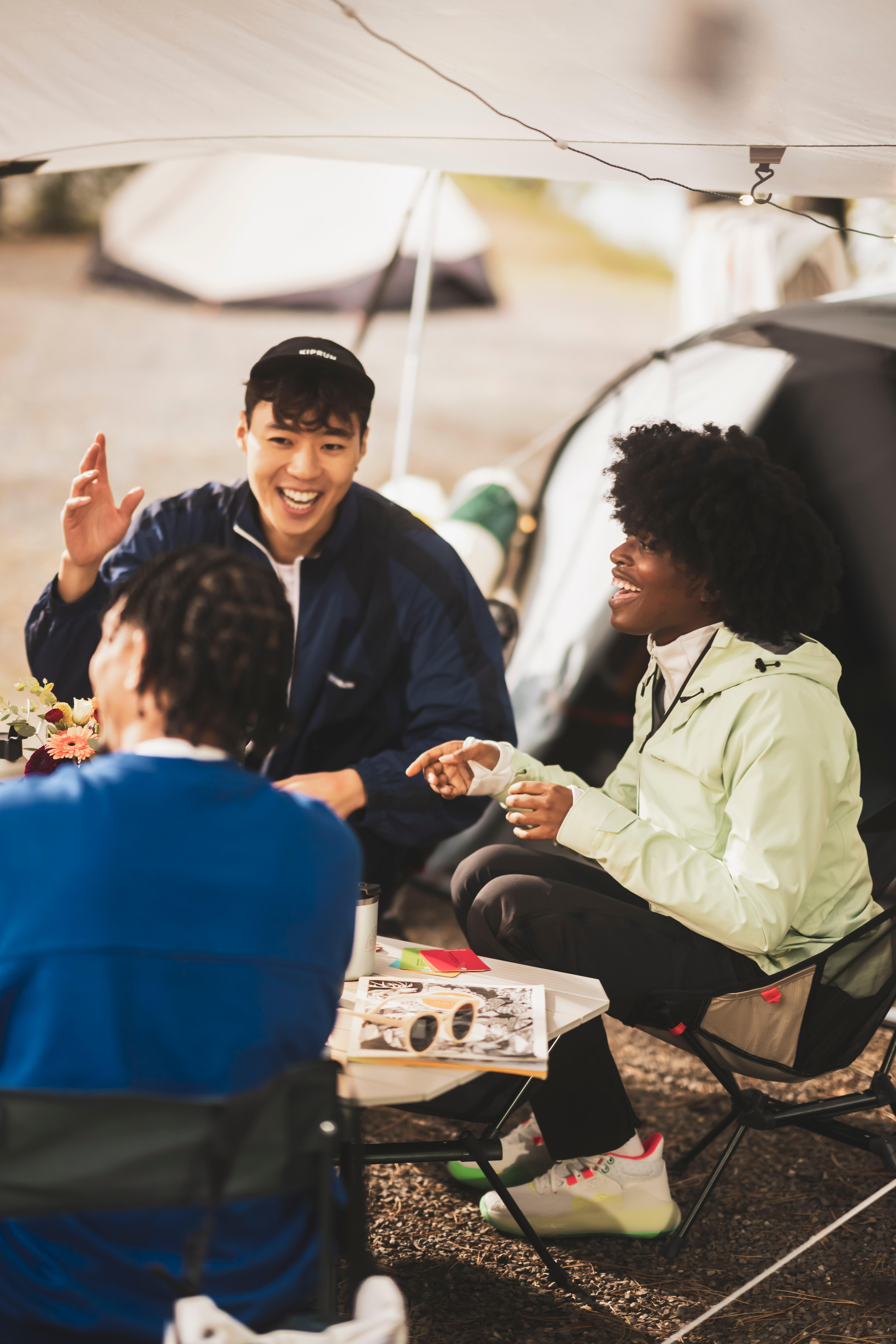 Camping Tent 3-person, 2 Seconds 3 XL Fresh & Black - QUECHUA